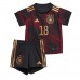 Tanie Strój piłkarski Niemcy Jonas Hofmann #18 Koszulka Wyjazdowej dla dziecięce MŚ 2022 Krótkie Rękawy (+ szorty)
